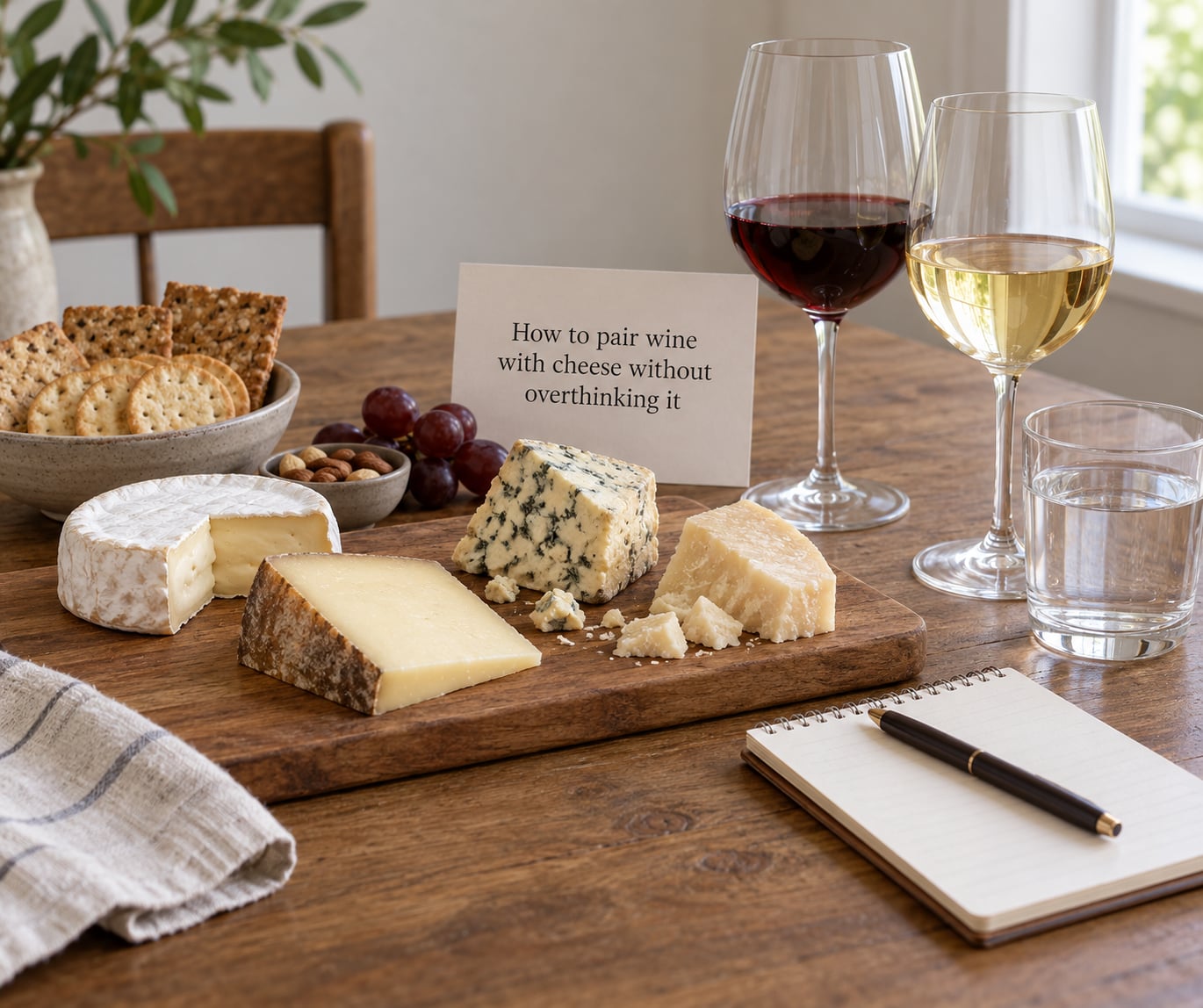 How to pair wine with cheese without overthinking it