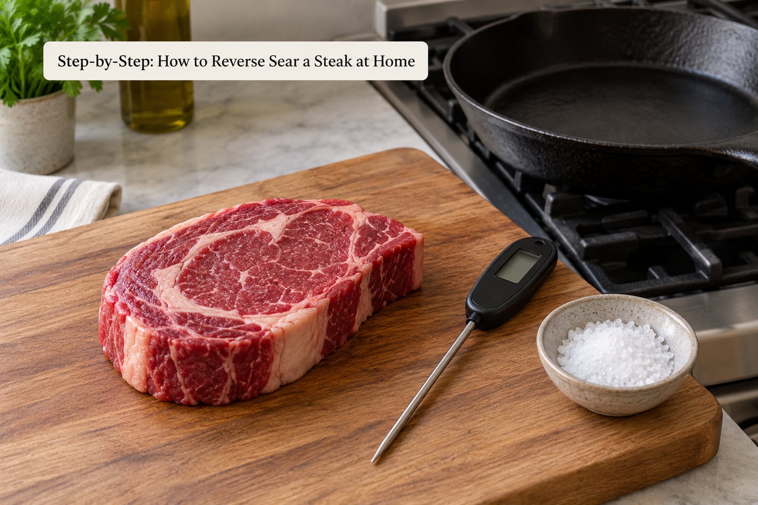 Step-by-Step: How to Reverse Sear a Steak at Home