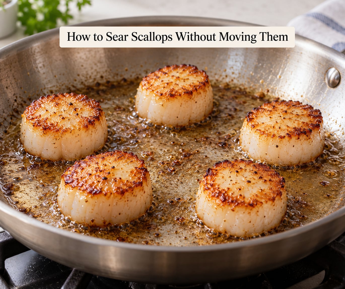 How to Sear Scallops Without Moving Them