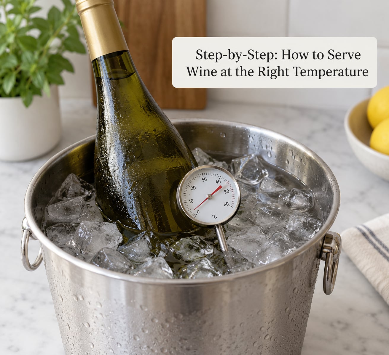 Step-by-Step: How to Serve Wine at the Right Temperature