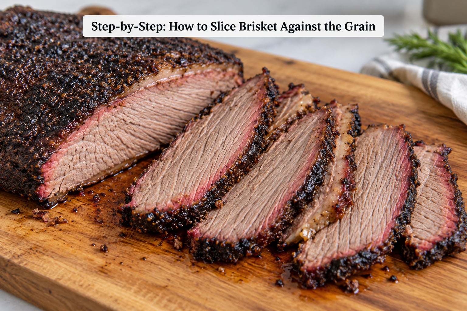 Step-by-Step: How to Slice Brisket Against the Grain
