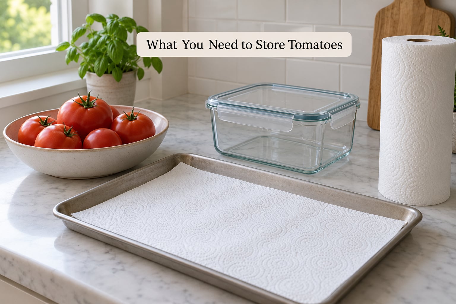 What You Need to Store Tomatoes