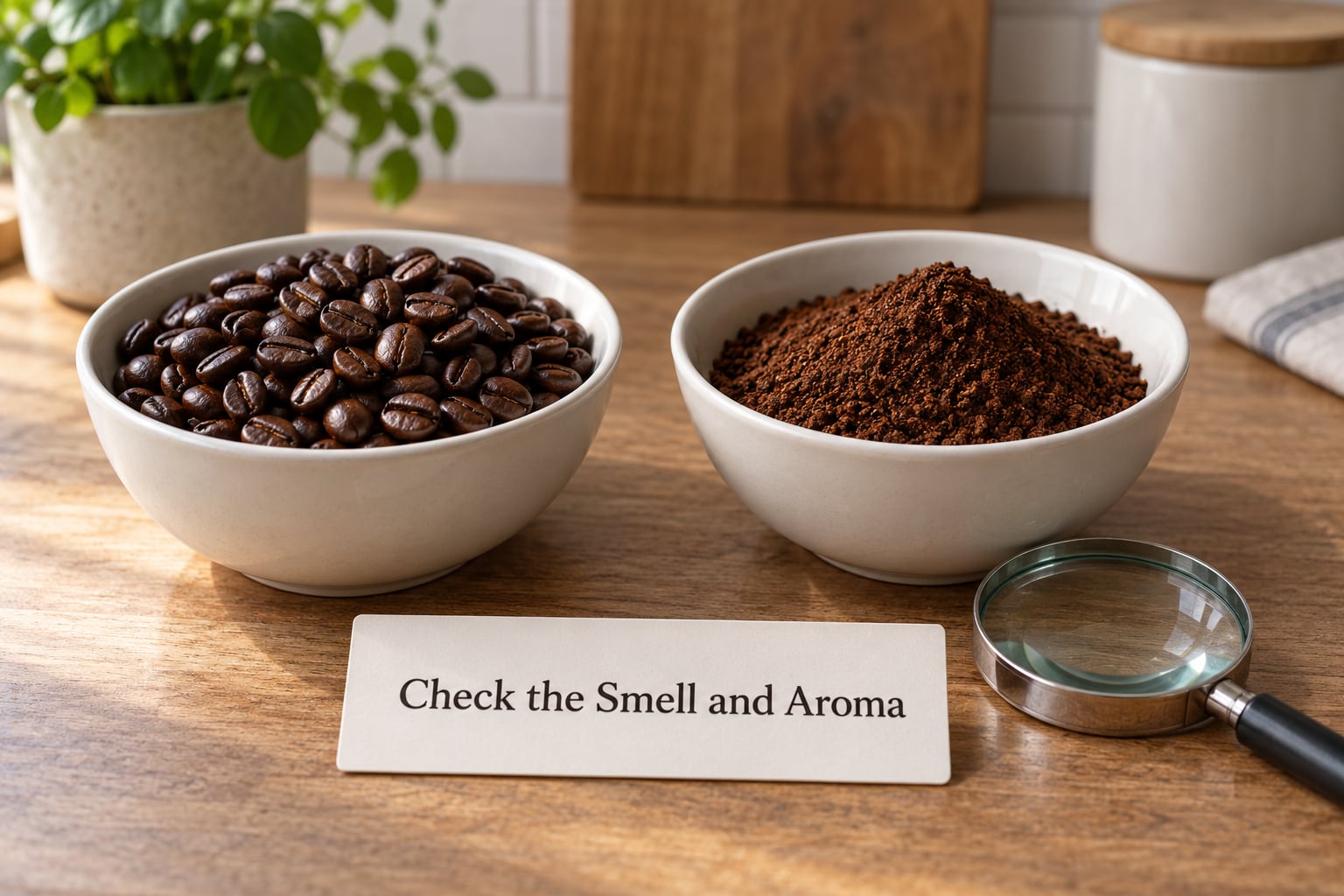 Check the Smell and Aroma