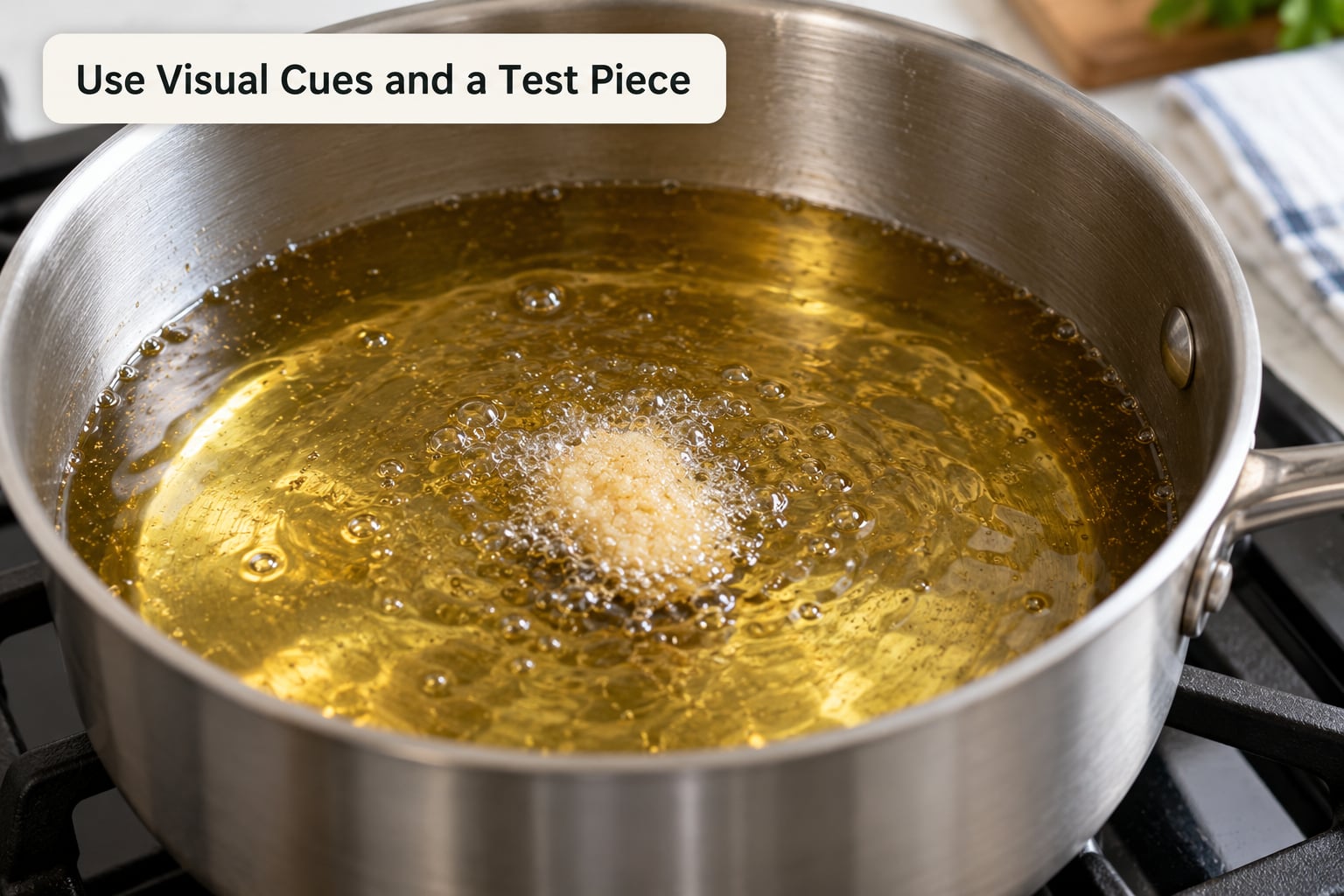 Use Visual Cues and a Test Piece
