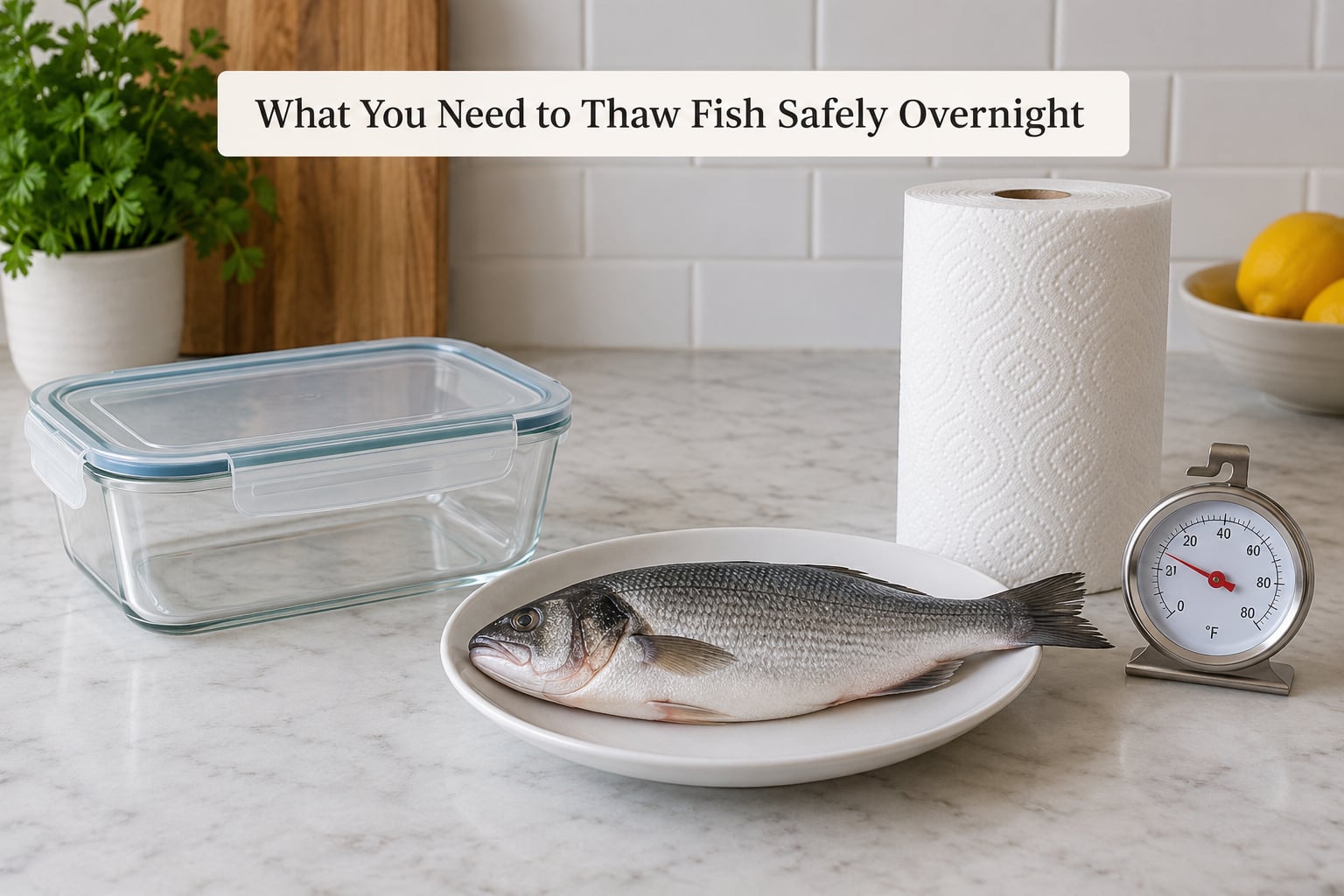 What You Need to Thaw Fish Safely Overnight