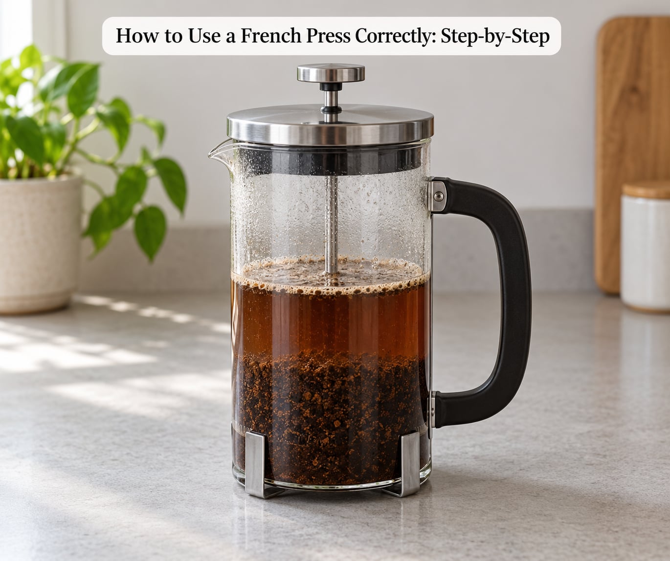 How to Use a French Press Correctly: Step-by-Step