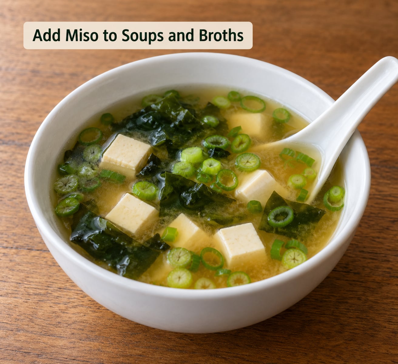 Add Miso to Soups and Broths