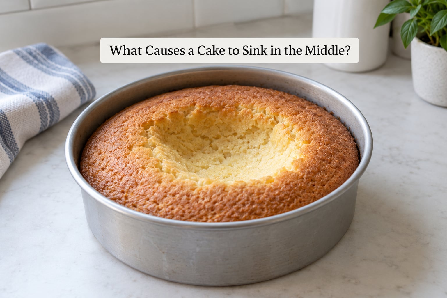 What Causes a Cake to Sink in the Middle?