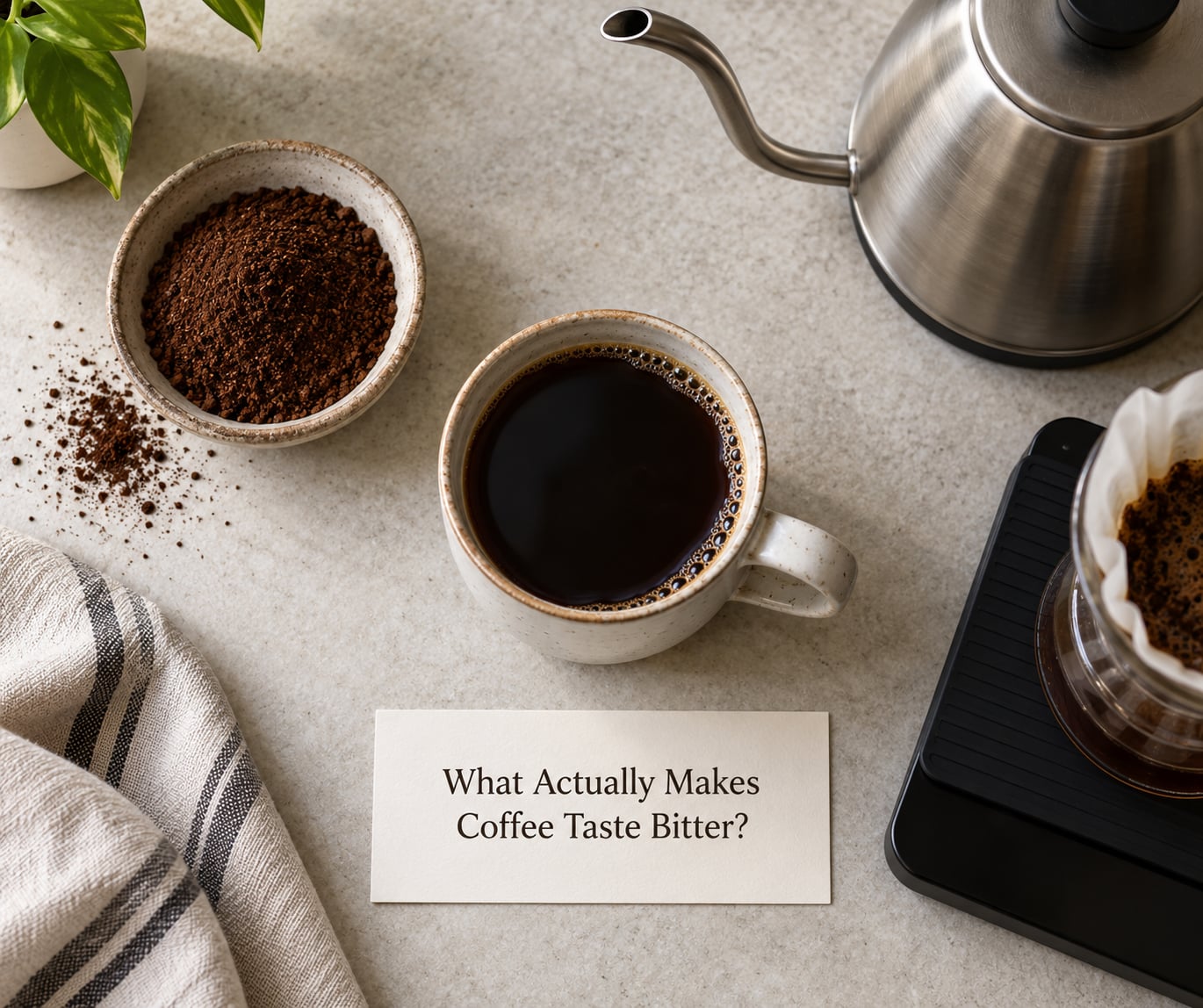 What Actually Makes Coffee Taste Bitter?