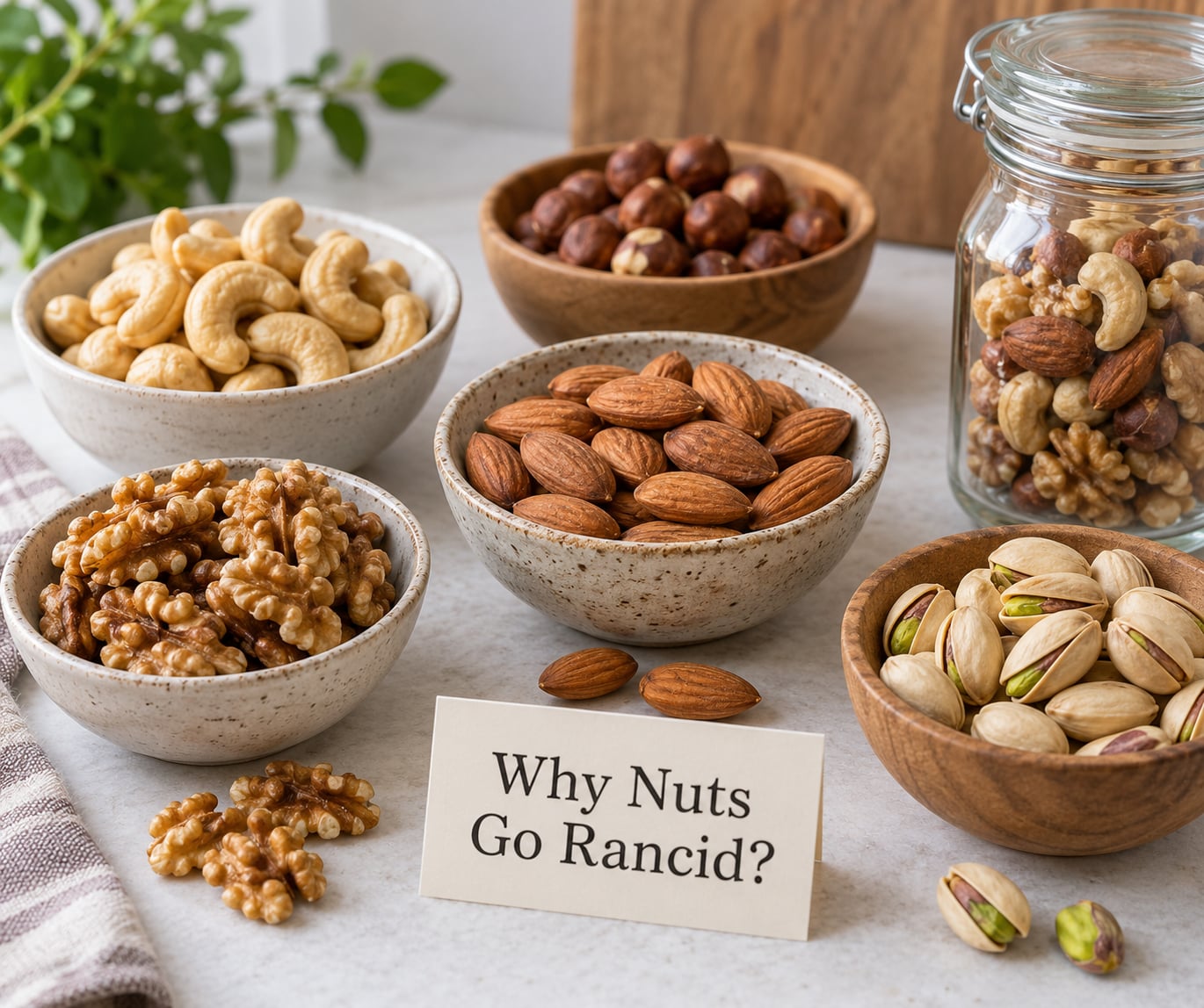Why Nuts Go Rancid?
