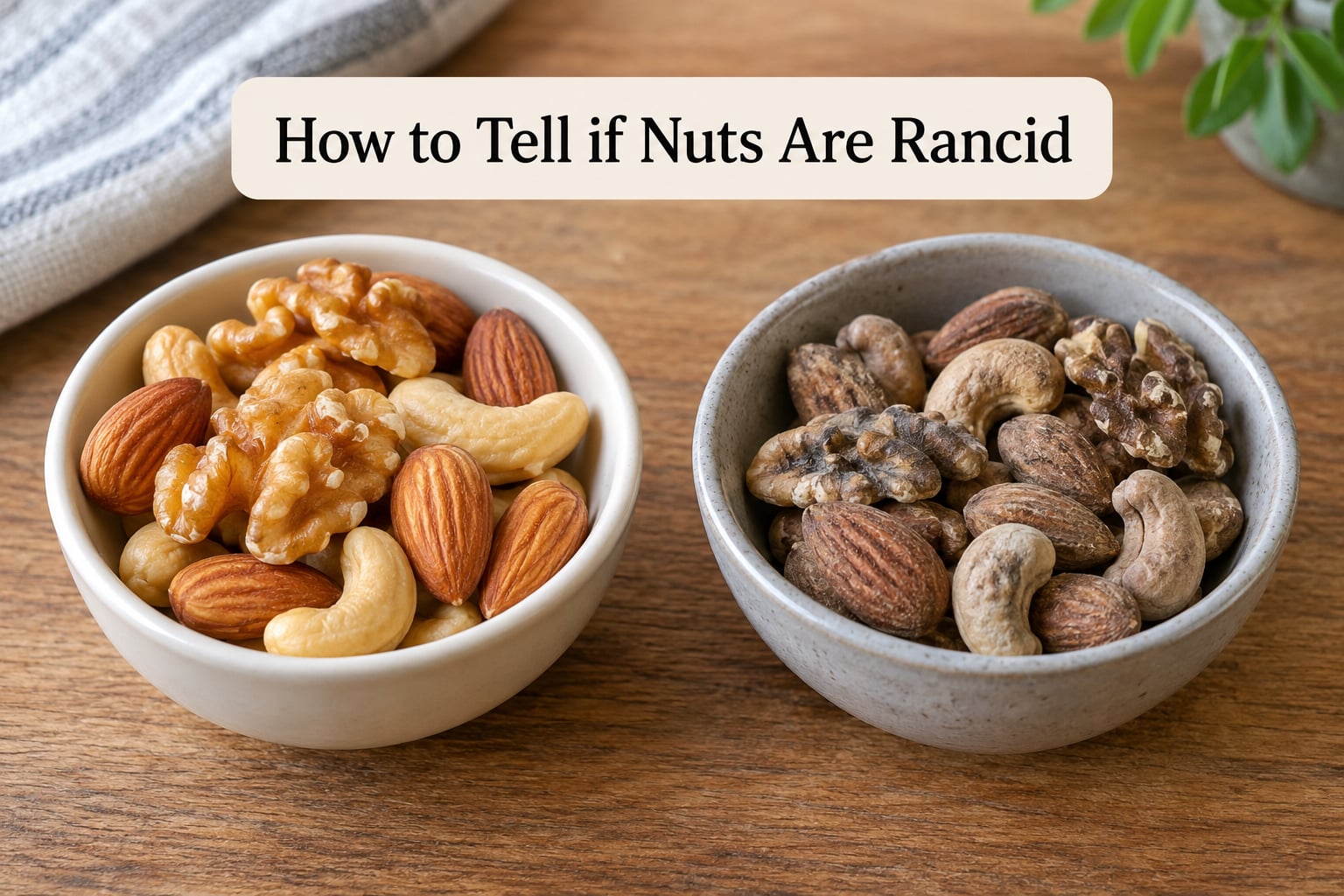 How to Tell if Nuts Are Rancid